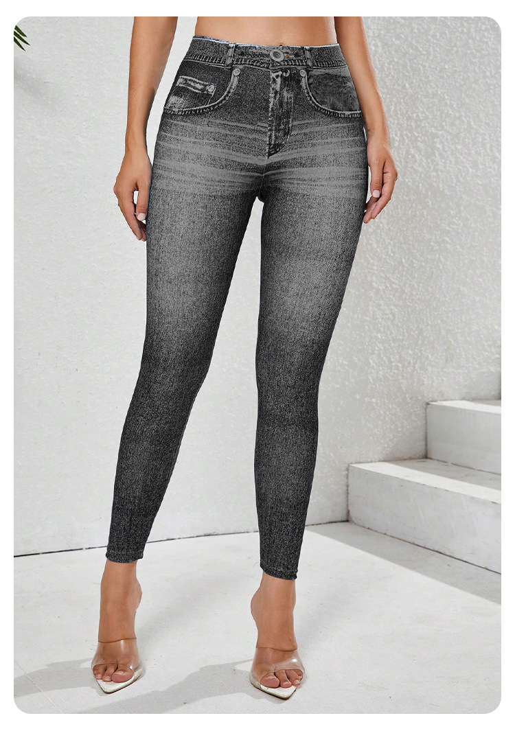 Womens Classic Medium Wash High Waist Skinny Ankle Jeans